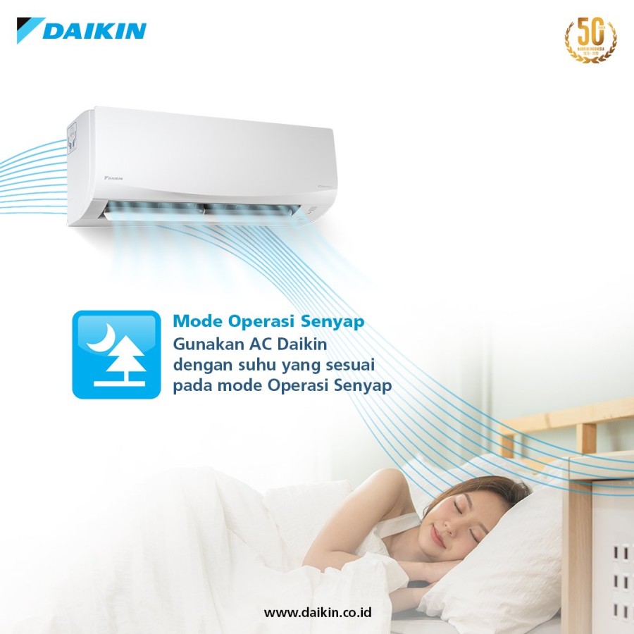 Daikin AC Wall Mounted Split Inverter Star Thailand 3/4 PK - FTKC20TVM4 | FTKC20